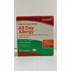 All Day Allergy Certirizine 10mg Tablets