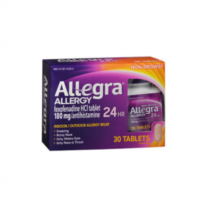 Allegra 180mg 24 Hours Tablet